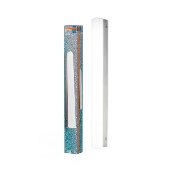   OSRAM LED négyszögletes mennyezeti lámpa, beltéri / fedett kültéri, fehér, 1250 lm, 14 W, 3000–4000 K, alumínium, IP44, méret: 600 mm, dimmelhető ( 4099854445637 )