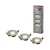 OSRAM beépíthető (recess) dimmelhető LED spot lámpa, beltéri, csiszolt nikkel, 380 lm, 4,9 W, 2700 K, alumínium, IP20, átmérő: 90 mm, fix 3 db-os szett, dimmelhető ( 4099854445828 )
