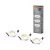 OSRAM beépíthető (recess) dimmelhető LED spot lámpa, beltéri, fehér, 400 lm, 4,9 W, 2700 K, alumínium, IP20, átmérő: 90 mm, fix 3 db-os szett, dimmelhető ( 4099854445842 )