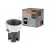 OSRAM beépíthető LED spot lámpa, beltéri, fekete, fehér, 350 lm, 5 W, 3000 K, alumínium és PC, IP20, átmérő: 70 mm ( 4099854446146 )