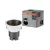 OSRAM beépíthető LED spot lámpa, beltéri, fekete, fehér, 700 lm, 10 W, 4000 K, alumínium és PC, IP20, átmérő: 93 mm ( 4099854447051 )