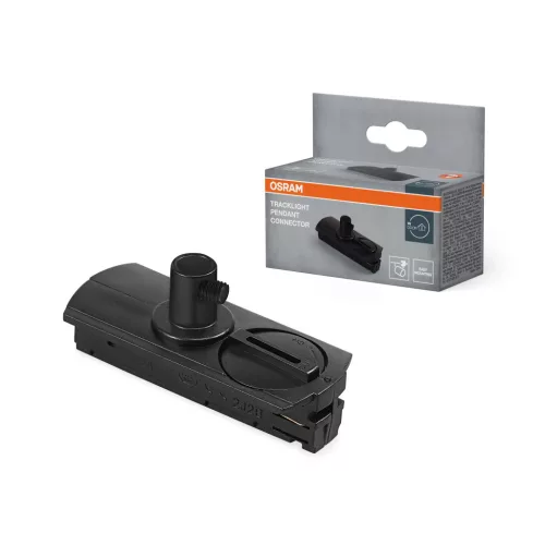 OSRAM Tracklight sínrendszerhez függő csatlakozó, beltéri, fekete, műanyag, hossz: 81 mm ( 4099854447228 )
