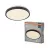 OSRAM Orbis London kerek LED mennyezeti lámpa, beltéri, fekete, 1000 lm, 16 W, 3000 K, fém, IP20, átmérő: 280 mm, magasság: 70 mm ( 4099854448348 )