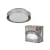 OSRAM Orbis Madrid kerek mennyezeti lámpa, beltéri, nikkel, 2 × E27, acél, IP20, átmérő: 290 mm, magasság: 80 mm ( 4099854448492 )