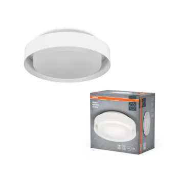   OSRAM Orbis Madrid kerek mennyezeti lámpa, beltéri, fehér, 2 × E27, acél, IP20, átmérő: 290 mm, magasság: 80 mm ( 4099854448539 )