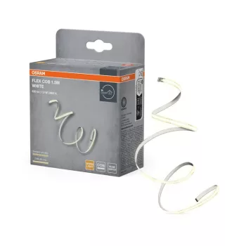 OSRAM COB LED szalag 1,5M fehér, 630lm 7,5W IP20, 170° sugárzás, hálózati, 3000K, pont nélküli