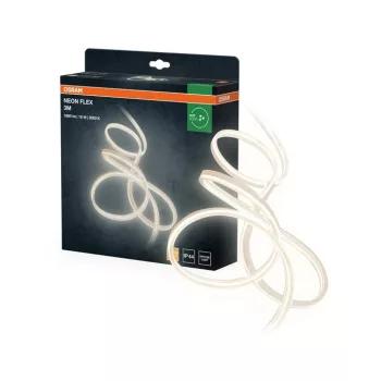 OSRAM Neon Flex kültéri LED szalag 3M, 1000lm 19W IP44, szilikon, 3000K, neon hatás, 110° szög