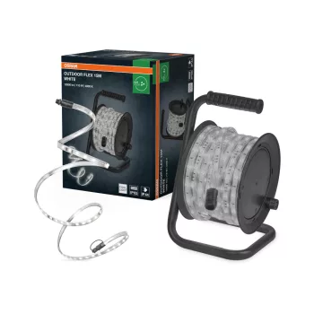   OSRAM kültéri LED szalag, kültéri, fehér, 9700 lm, 100 W, 4000 K, (PVC), IP65, hossz: 15000 mm ( 4099854449192 )