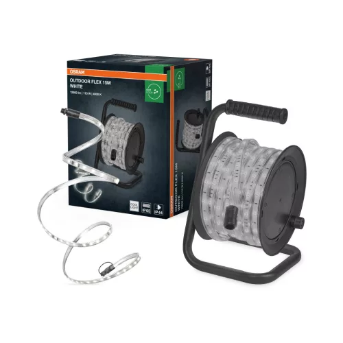 OSRAM kültéri LED szalag, kültéri, fehér, 9700 lm, 100 W, 4000 K, (PVC), IP65, hossz: 15000 mm ( 4099854449192 )