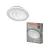 OSRAM Orbis spirál ovális LED mennyezeti lámpa, beltéri, fehér, 1500 lm, 27 W, 3000 K, acél, IP20, magasság: 360 mm ( 4099854450327 )
