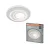OSRAM Orbis spirál LED mennyezeti lámpa központi- és peremvilágítással, beltéri, fehér, 2400 lm, 42 W, 3000 K, acél, IP20, átmérő: 505 mm, magasság: 60 mm ( 4099854450402 )