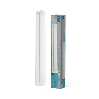   OSRAM Orbis cső LED fürdőszobai mennyezeti / fali lámpa, beltéri / fedett kültéri, fehér, 1200 lm, 12 W, 3000–4000 K, ABS, (PC) és alumínium, IP44, hossz: 600 mm, kapcsolós színhőmérséklet ( 4099854450747 )