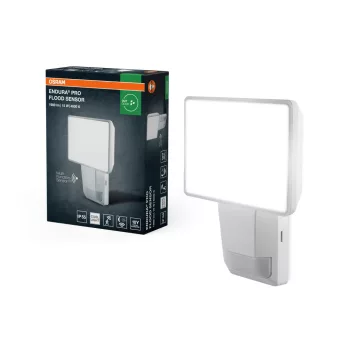   OSRAM ENDURA® PRO LED reflektor mozgásérzékelővel, kültéri, fehér, 1500 lm, 15 W, 4000 K, (PC), IP55, hossz: 205 mm ( 4099854451720 )