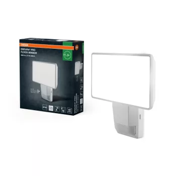   OSRAM ENDURA® PRO LED reflektor mozgásérzékelővel, kültéri, fehér, 3000 lm, 27 W, 4000 K, (PC), IP55, hossz: 225 mm ( 4099854451799 )
