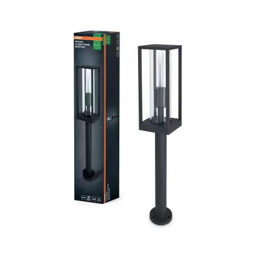 OSRAM ENDURA® keretes kerti álló lámpa, kültéri, sötétszürke, E27, alumínium, IP44, magasság: 600 mm ( 4099854452024 )