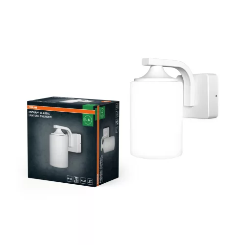OSRAM ENDURA® henger formájú lámpás, kültéri, fehér, E27, alumínium, IP44, hossz: 212 mm, magasság: 118 mm ( 4099854452178 )