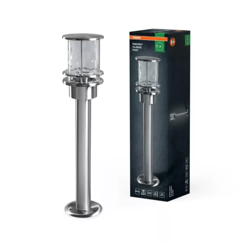 OSRAM ENDURA® Post kerti álló lámpa, kültéri, fekete/arany, E27, alumínium, IP44, hossz: 550 mm, magasság: 127 mm ( 4099854452239 )