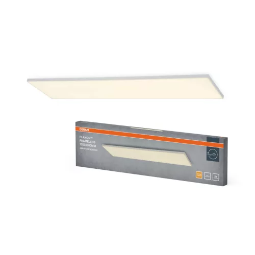 OSRAM beltéri LED panel, 40W, 3000K meleg fehér, 3300lm, IP20, fehér, prémium világítás