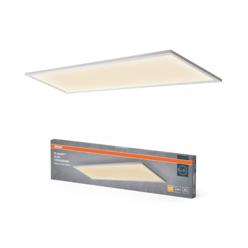 OSRAM beltéri LED panel, 36W, 3000K meleg fehér, 3100lm, IP20, fehér, prémium világítás