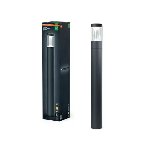 OSRAM ENDURA® modern LED kerti álló lámpa, kültéri, acél, 610 lm, 12 W, 3000 K, alumínium, IP44, magasság: 900 mm ( 4099854453434 )