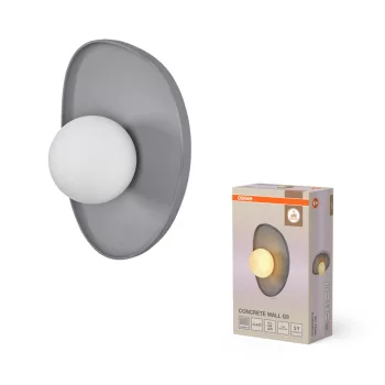   OSRAM Dekor beton fészek oldalfali lámpa, beltéri, szürke, G9, beton, IP20, hossz: 260 mm ( 4099854453571 )