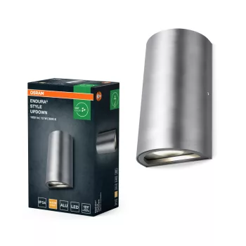   OSRAM ENDURA® fel-le világító LED oldalfali lámpa, kültéri, alumínium, 700 lm, 12 W, 3000 K, alumínium, IP54, hossz: 160 mm ( 4099854453618 )