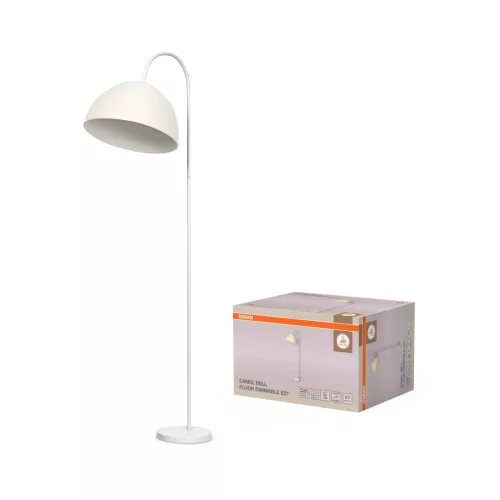 OSRAM Dekor teveharang álló lámpa, beltéri, fehér, E27, papírmasé és acél, IP20, magasság: 1530 mm, dimmelhető ( 4099854453816 )