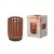 OSRAM Dekor agyag asztali lámpa, beltéri, barna, E27, agyag és acél, IP20, átmérő: 145 mm, magasság: 203 mm ( 4099854454172 )