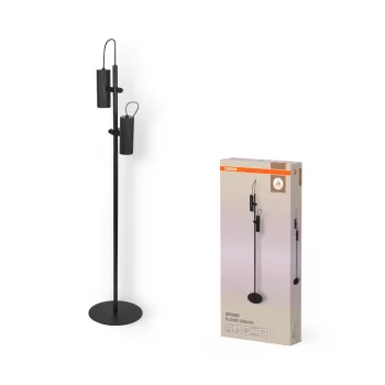   OSRAM Dekor dob álló lámpa, beltéri, fekete, 2 × GU10, acél, IP20, átmérő: 250 mm, magasság: 1495 mm ( 4099854454264 )
