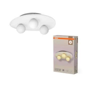   OSRAM Dekor gipsz mennyezeti lámpa, beltéri, fehér, 3 × G9, gipsz, IP20, magasság: 500 mm ( 4099854454448 )
