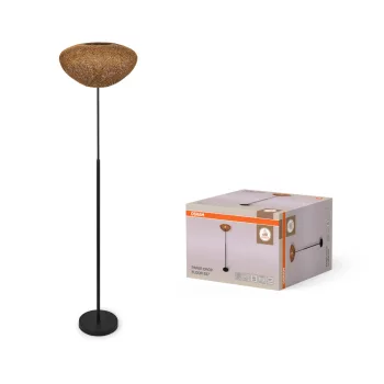   OSRAM Dekor papír csepp álló lámpa, beltéri, bézs, E27, papír és acél, IP20, átmérő: 395 mm, magasság: 1630 mm ( 4099854454844 )