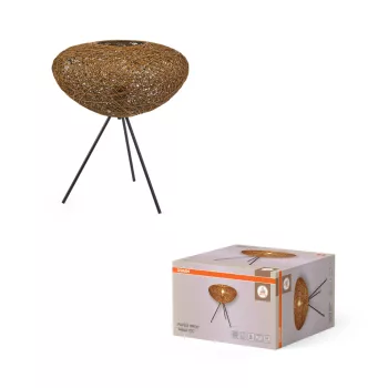   OSRAM Dekor papír csepp asztali lámpa, beltéri, bézs, E27, papír és acél, IP20, átmérő: 395 mm, magasság: 476 mm ( 4099854454868 )