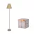 OSRAM Decor rafia álló lámpa, beltéri, zöld, barna, E27, rafia és acél, IP20, átmérő: 300 mm, magasság: 1600 mm ( 4099854454943 )
