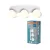 OSRAM beépíthető (recess) IP44 LED spot lámpa, 3 fejes, beltéri / fedett kültéri, fehér, 1000 lm, 20 W, 3000 K / 4000 K, alumínium, IP44, hossz: 350 mm, kapcsolós színhőmérséklet ( 4099854455087 )