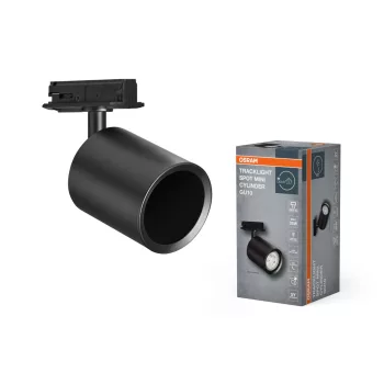   OSRAM Tracklight sínrendszerhez spot lámpa, mini henger kivitel, beltéri, fekete, GU10, acél, IP20, hossz: 135 mm ( 4099854455421 )