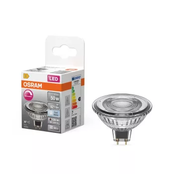 OSRAM Superstar dimm. LED izzó spot forma (MR16), GU5.3 foglalat, 6,1W, 621lm, 4000K semleges fehér