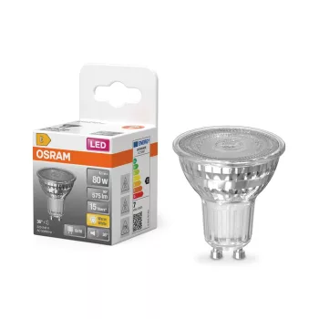 OSRAM Star LED spot, GU10 foglalat, 6,1W, 2700K, 575lm, meleg fehér, energiatakarékos
