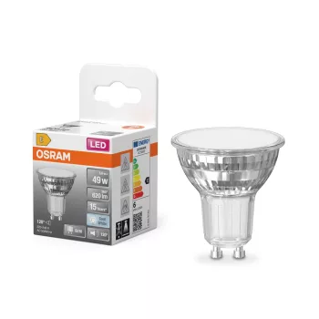 OSRAM Star LED spot, GU10 foglalat, 5,6W, 4000K, 620lm, hideg fehér, energiatakarékos