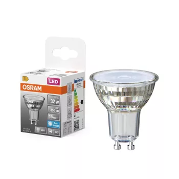 OSRAM Star LED spot, GU10 foglalat, 3,1W, 6500K, 350lm, hideg fehér, energiatakarékos