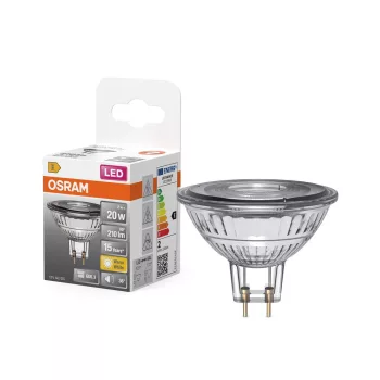 OSRAM Star LED izzó spot forma (MR16), GU5.3 foglalat, 2W, 210lm, 2700K meleg fehér