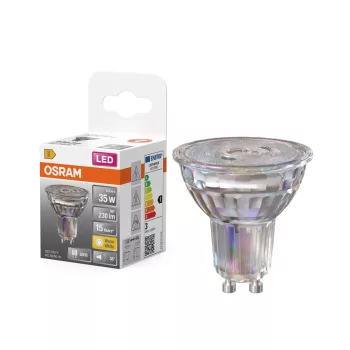 OSRAM Star LED spot, GU10 foglalat, 2,4W, 2700K, 230lm, meleg fehér, energiatakarékos
