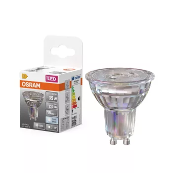 OSRAM Star LED spot, GU10 foglalat, 2,4W, 4000K, 230lm, hideg fehér, energiatakarékos