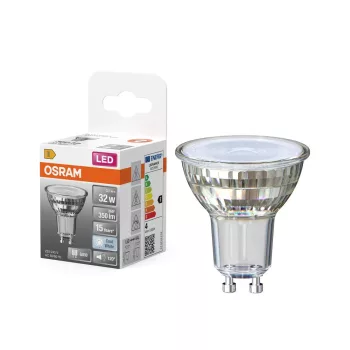 OSRAM Star LED spot, GU10 foglalat, 3,1W, 4000K, 350lm, hideg fehér, energiatakarékos