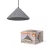 OSRAM Dekor beton függő lámpa, beltéri, sötétszürke, E27, beton és acél, IP20, átmérő: 250 mm, hossz: 1175 mm ( 4099854459184 )