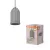 OSRAM Dekor beton függő lámpa, beltéri, sötétszürke, E27, beton és acél, IP20, átmérő: 115 mm, hossz: 1235 mm ( 4099854459221 )