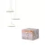 OSRAM Dekor lótuszlevél függő lámpa, beltéri, fehér, 3 × E14, papírmasé és acél, IP20, átmérő: 437 mm, hossz: 1562 mm ( 4099854460517 )