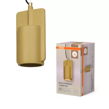   OSRAM Dekor öntött függő lámpa, beltéri, arany, E27, beton, IP20, átmérő: 155 mm, hossz: 1500 mm ( 4099854460555 )