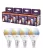 OSRAM SMART+ Zigbee Tunable White LED izzó, kisgömb forma, matt búra, E14, 4,9W, 470lm, 2700K meleg 