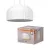 OSRAM Dekor gipsz mintás függő lámpa, beltéri, fehér, E27, gipsz, IP20, átmérő: 300 mm, hossz: 1200 mm ( 4099854460913 )