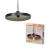 OSRAM Dekor tányér függő lámpa, beltéri, bézs, fekete, E27, acél, IP20, átmérő: 400 mm, hossz: 1270 mm ( 4099854461019 )